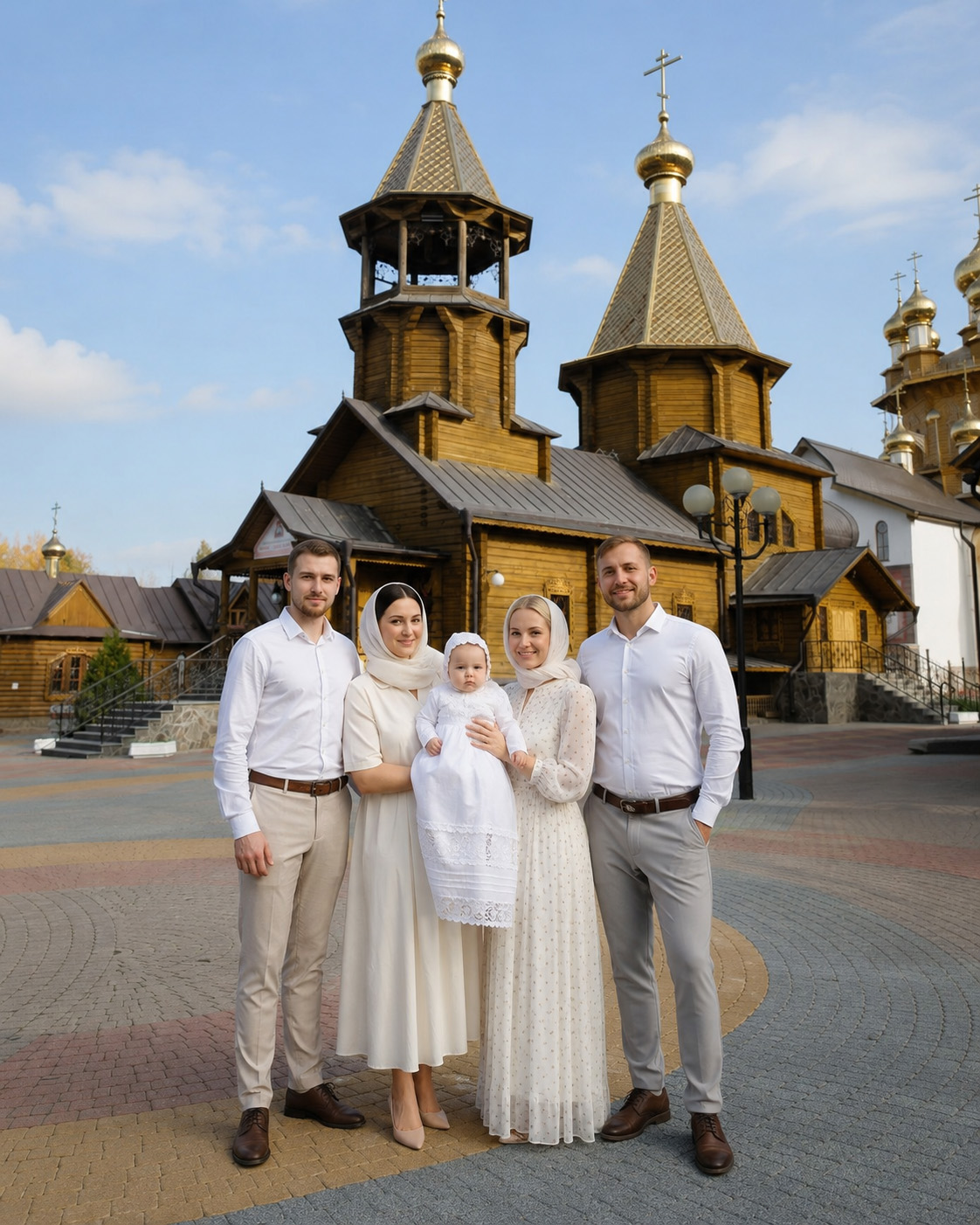Семейная фотосъёмка после крестин в Белгороде