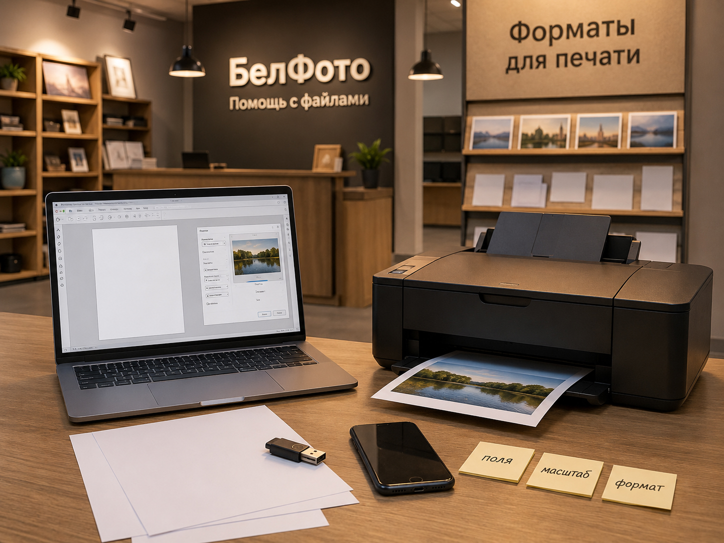 Помощь с файлами PDF Word DWG AI PSD CDR Справками БК и другими форматами перед печатью в фотоцентре БелФото в Белгороде